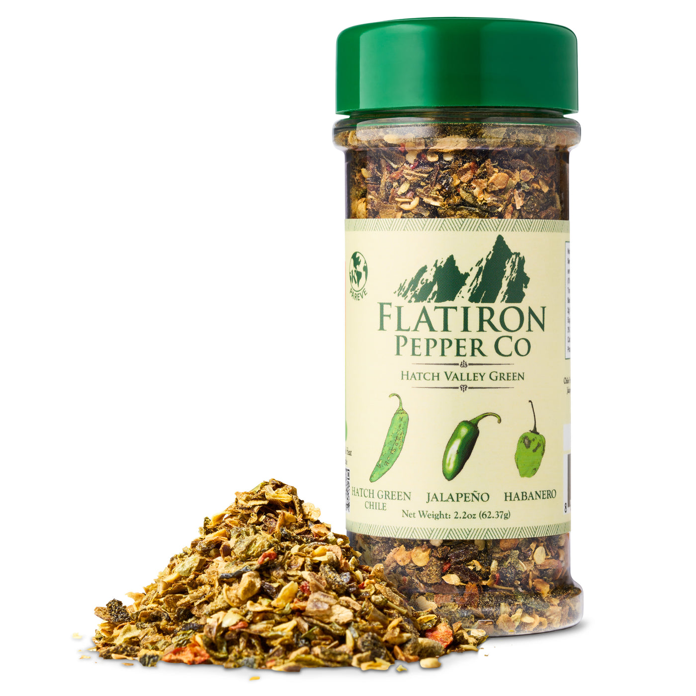 Hatch Valley Green pepper flake pile
