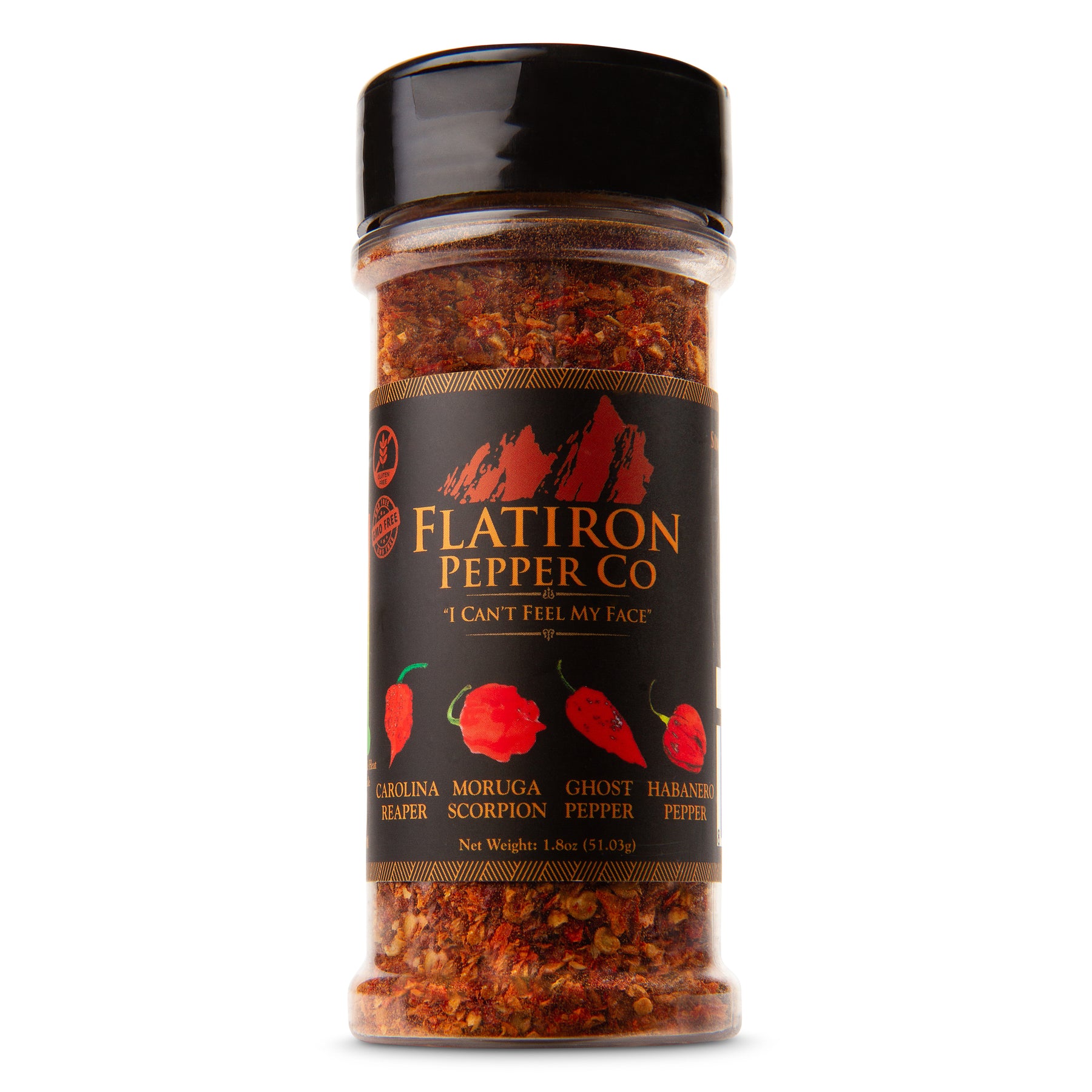 I Can't Feel My Face pepper flakes