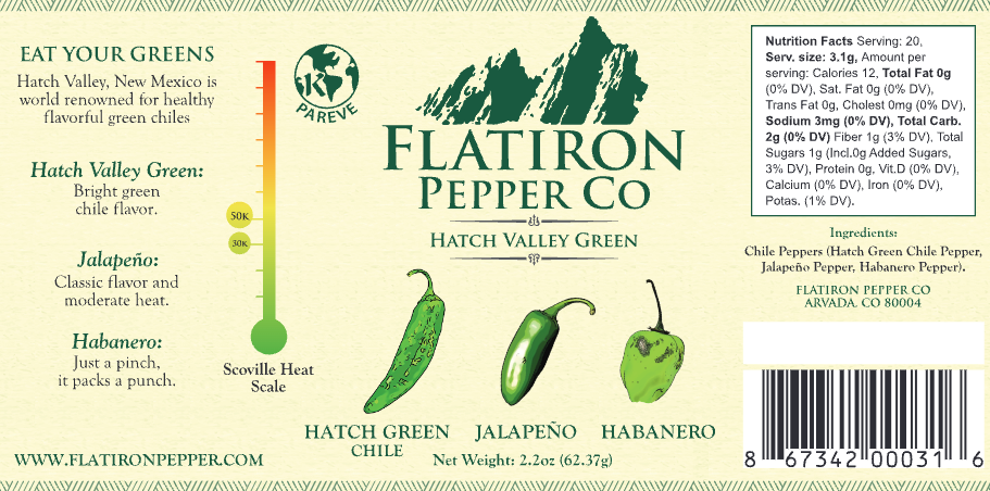 hatch valley green label