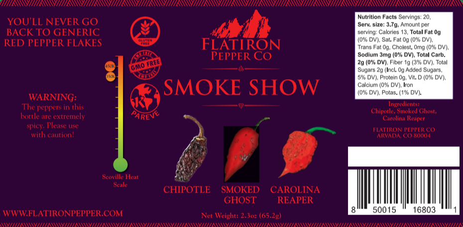 smokeshow label
